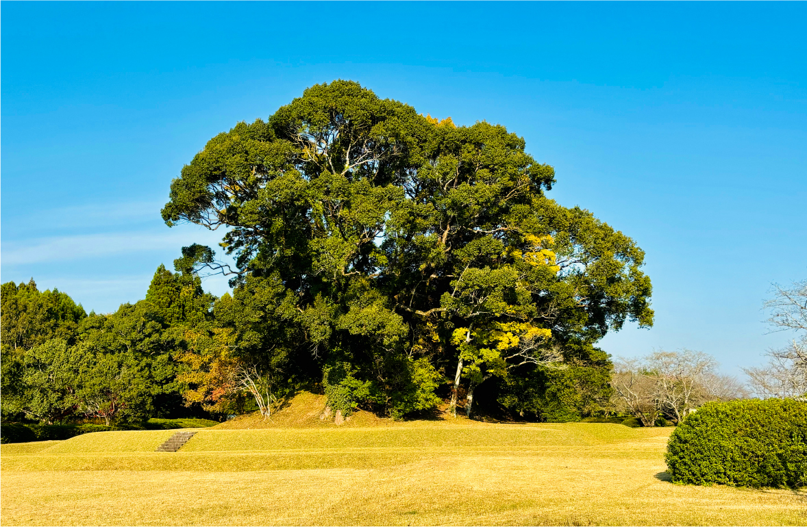 江田船山古墳の風景