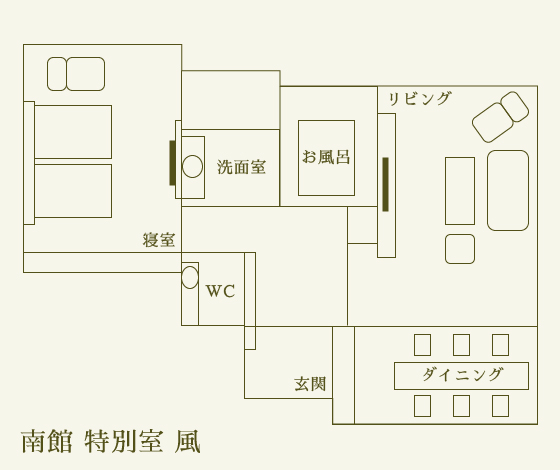 部屋間取り