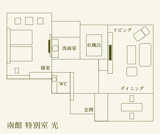 部屋間取り