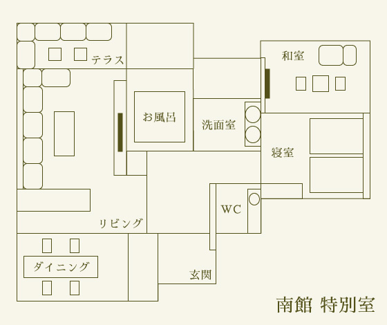 部屋間取り