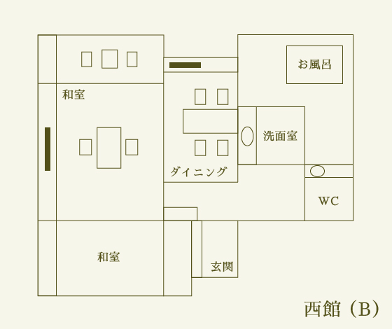 部屋間取りB